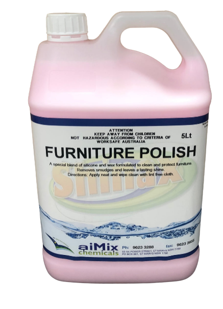 5L Furniture Polish (1055A) | Cleans, Shines & Protects Wood Surfaces