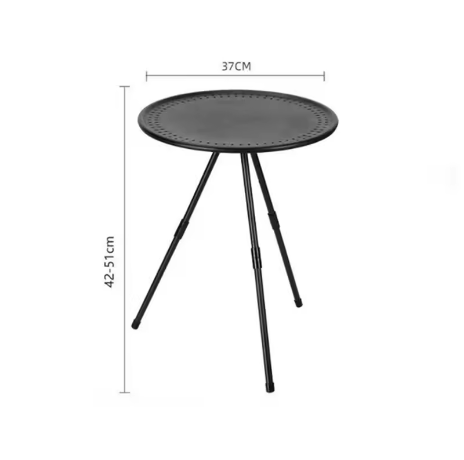 Portable Folding Round Camp Table | Ultralight Tripod Base for Outdoor Use