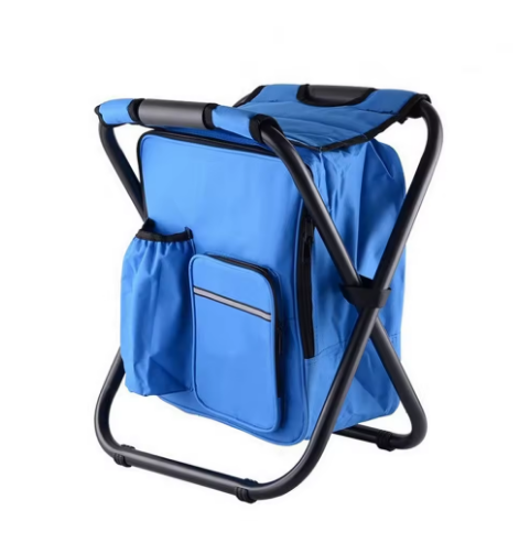 Portable Insulated Ice Pack Stool with Dual-Shoulder Straps | Cooling Seat for Fishing & Outdoor