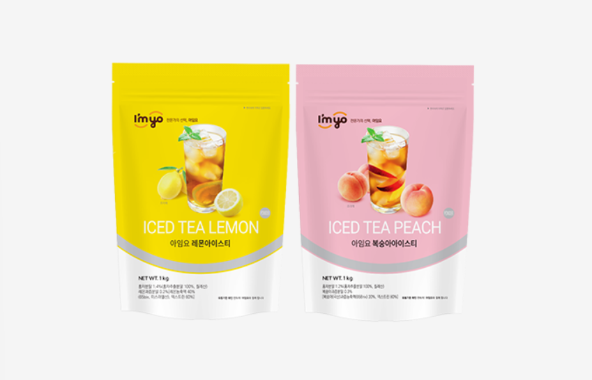 IMYO Peach Iced Tea Powder 1kg | Premium Iced Tea Base for Refreshing Beverages