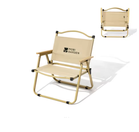 MOBI GARDEN Folding Kermit Chair | Lightweight Carbon Steel for Camping & Outdoor