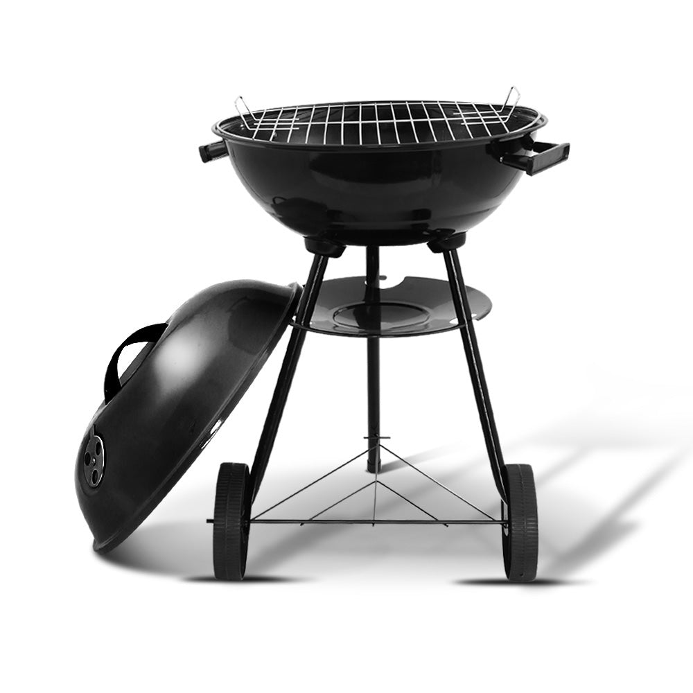 Grillz Charcoal BBQ Smoker Drill Outdoor Camping Patio Barbeque Steel