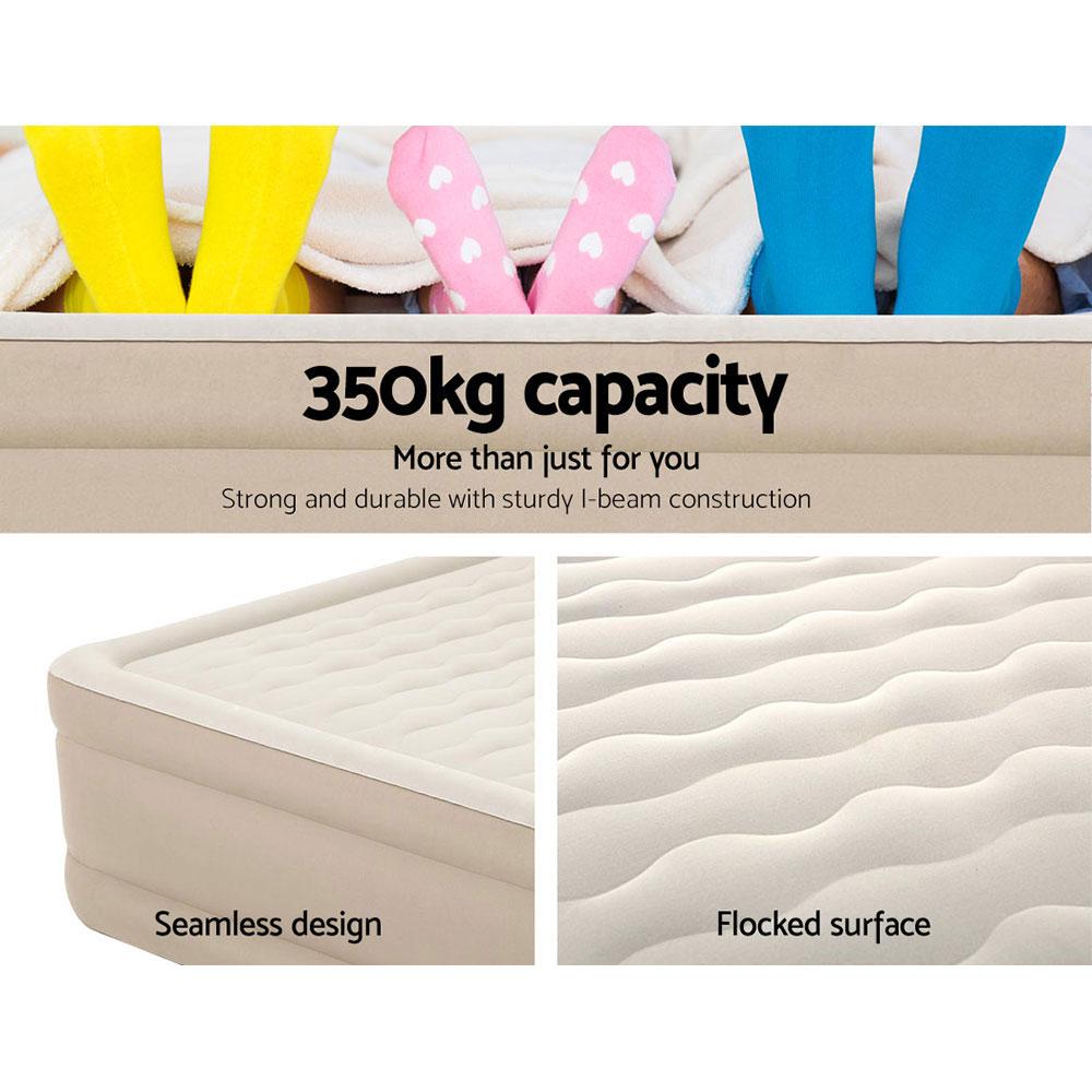 Bestway Air Bed Queen Size Mattress Camping Beds Inflatable Built-in