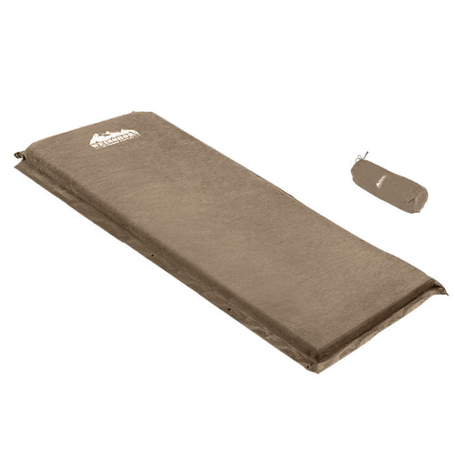 Weisshorn Self Inflating Mattress Camping Sleeping Mat Air Bed Single