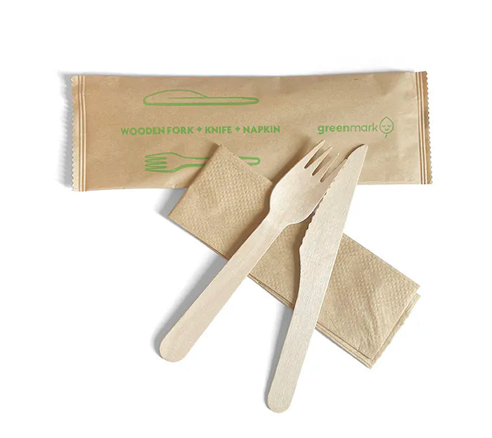 Disposable Meal Pack 500PCS | Hygienic Single Wrap Cutlery
