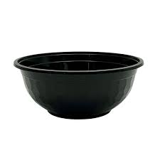 1050ml Black Bowl 400 PCS | Versatile Food Container