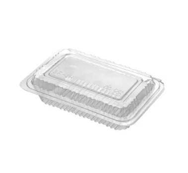 Clear Small Square Hinged Container – 2000pcs