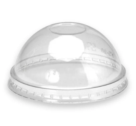 PET Dome Lid 92mm – Straw Hole, 1000pcs
