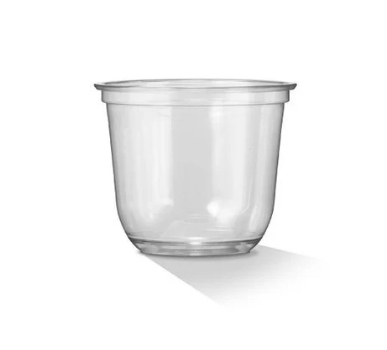 PET Clear Cup 9oz – U Shaped (95mm Rim), 1000pcs