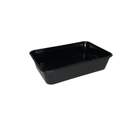 Rectangular Black Container 500ml – 500pcs