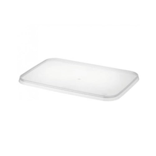 Rectangular Container Lids 500pcs | Secure-Fit, Stack-Friendly