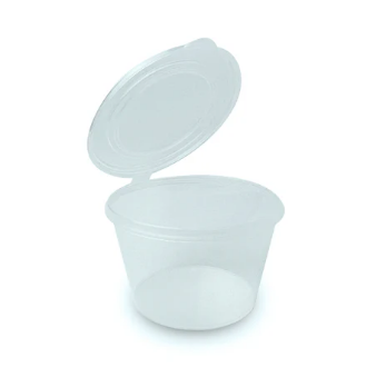 Sauce Container 4OZ Hinged Plastic – 1000PCS