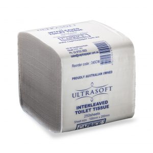 INTERLEAVED TOILET TISSUE 2PLY 250SHEET ULTRASOFT - JP Supplies