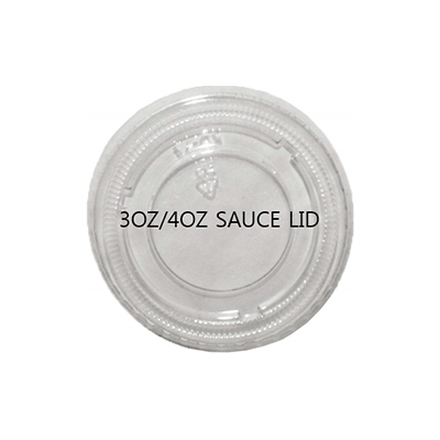 SAUCE CONTAINER 3OZ 4OZ LID 1000PCS - JP Supplies