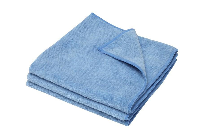 CLOTH MICROFIBRE BLUE 3PCS - JP Supplies