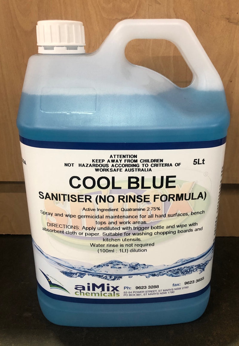 SANITISER COOL BLUE 5L