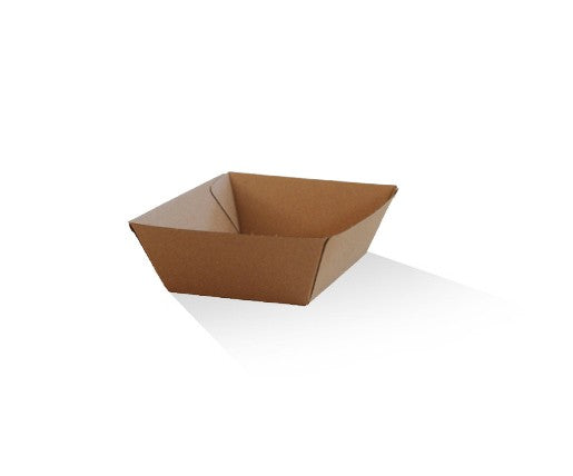 Small Brown Corrugated Trays 500PCS (PCT1) | Eco-Friendly