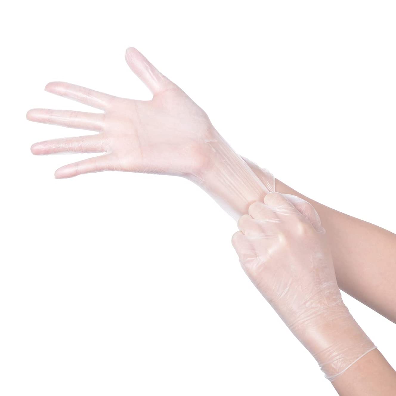X-Large Clear Vinyl Glove 100 PCS | Powder-Free