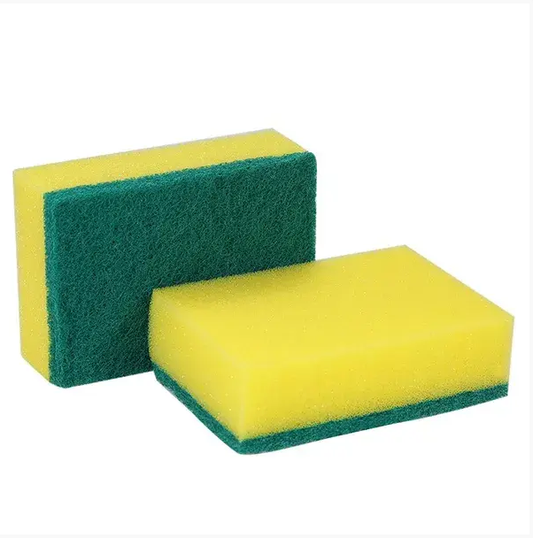 Heavy Duty Green Scouring Sponge – 10PCS