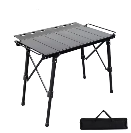Camping IGT Expandable Kitchen Table | Portable Roll-Up Design with Adjustable Legs