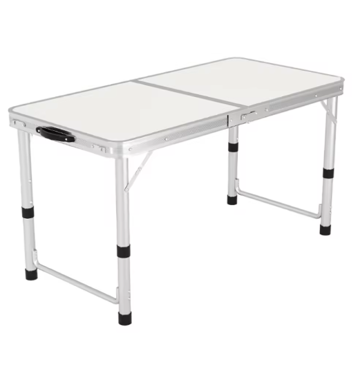 Small Foldable Aluminum Camp Table with Handle | Lightweight for Indoor & Outdoor Use