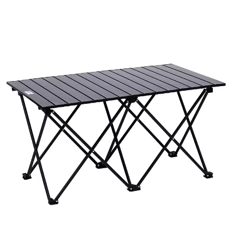 Ultralight Aluminum Alloy Folding Camping Table | Portable Egg Roll Desk for Outdoors