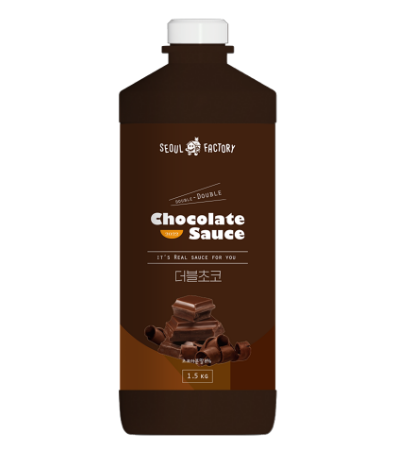 IMYO Seoul F Double Chocolate Sauce 1.5kg | Premium Chocolate Sauce for Beverages & Desserts