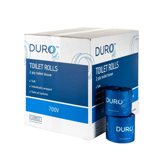 TOILET ROLL 700 SHEET 2PLY – 48 rolls