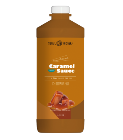 IMYO Seoul F Double Caramel Sauce 1.5kg | Premium Caramel Sauce for Beverages & Desserts