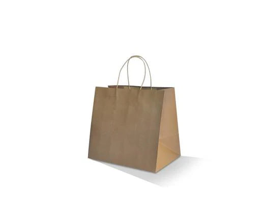 Small Brown Kraft Bag with Twisted Handles 500 PCS | Eco-Friendly & Versatile