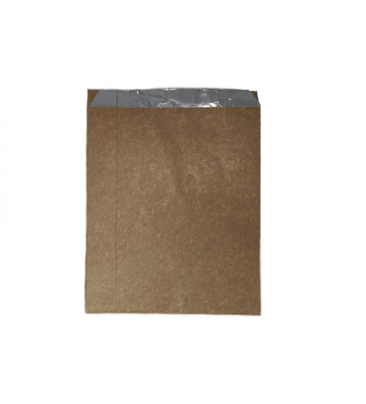 Small Plain Brown Foil Chicken Bag 250 PCS | Keeps Food Hot