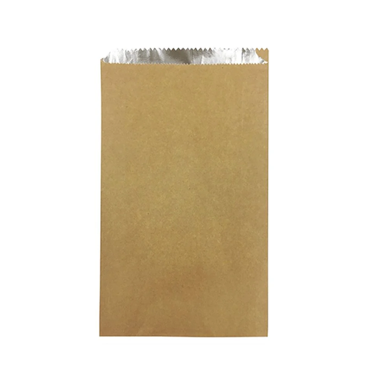 PLAIN BROWN SMALL FOIL CHICKEN BAG – 250PCS