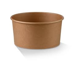 42oz Kraft Salad Bowl 300 PCS | Water & Grease Resistant