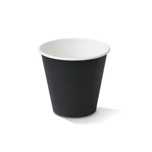 6oz Black Paper Cup 1000 PCS | For Hot & Cold Drinks