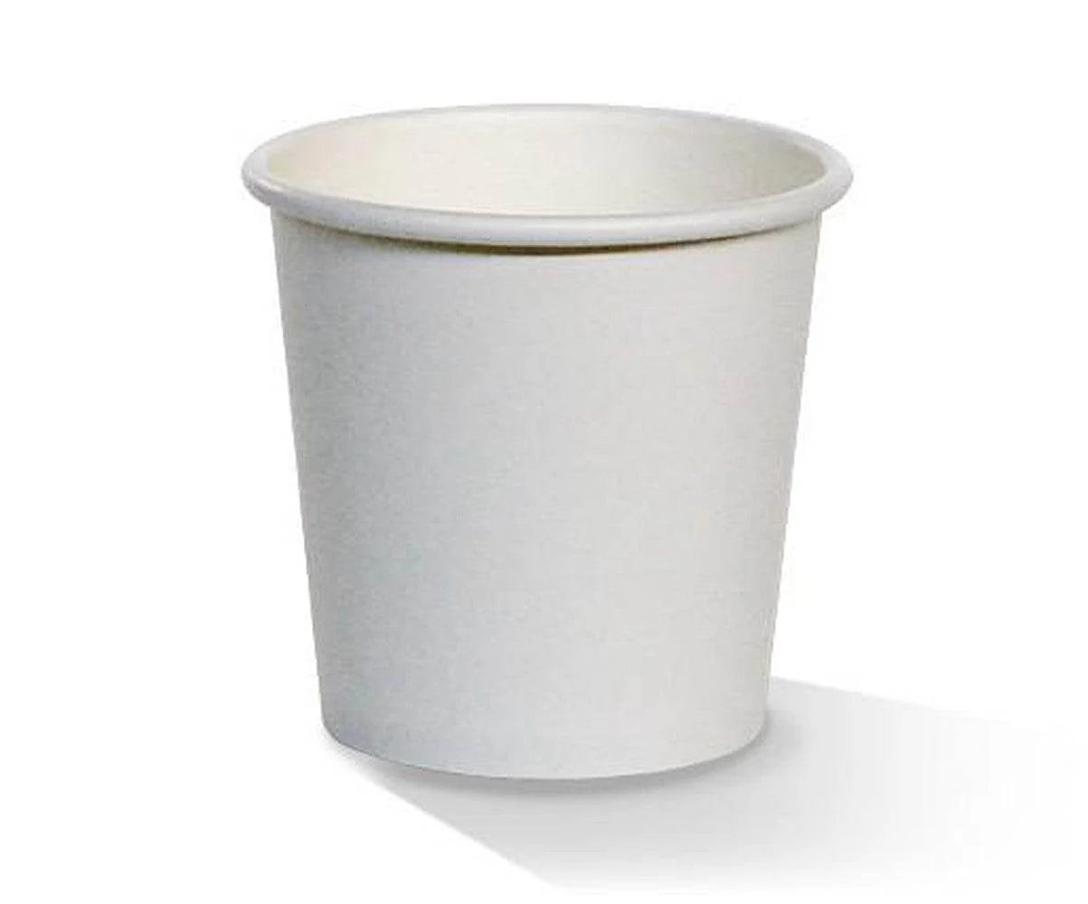 4oz White Paper Cups 1000PCS | Single Wall