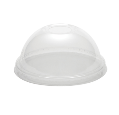 PET Dome Lid 98mm – Straw Hole, 1000pcs