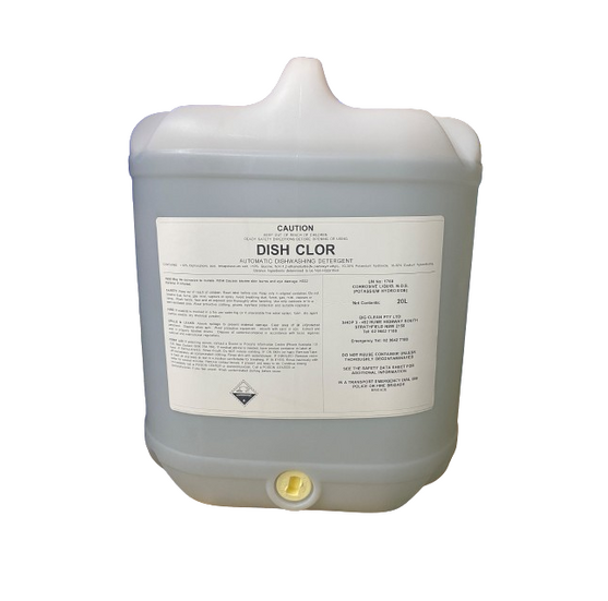DISH CLOR 20L – Commercial Dishwasher Detergent 20L