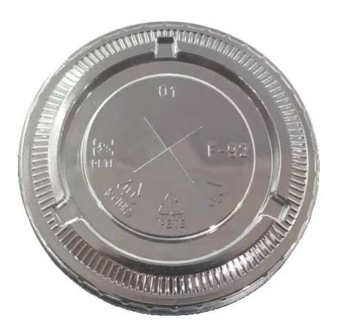PET Flat Lid 92mm – No Straw Hole, 1000pcs