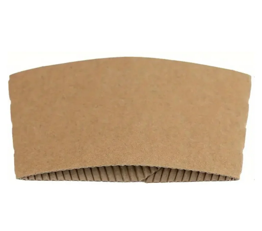 Kraft Cup Sleeve – Fits 12oz & 16oz Cups, 1000pcs