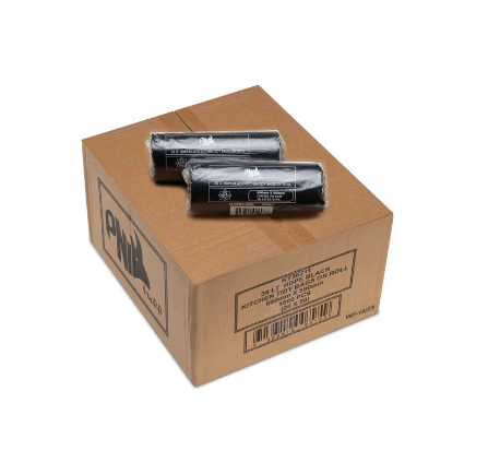 36L BLACK ROLL BIN LINER – 1000PCS