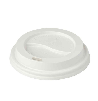 Paper Cup Lid Sipper 12/16oz White – 1000pcs