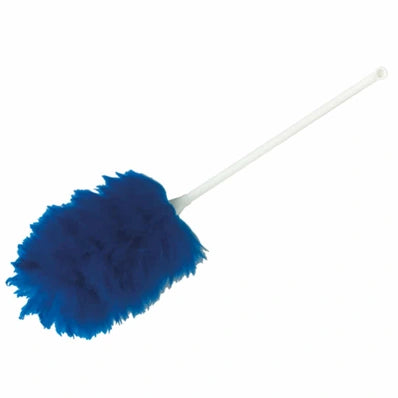 Small Blue Lambswool Duster | Natural Dust Attraction