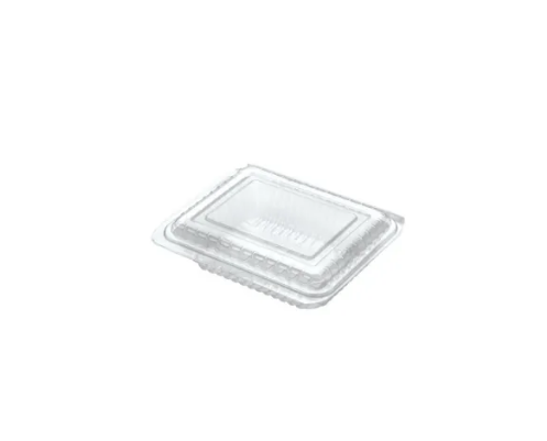 Clear X-Small Rectangular Hinged Container – 2000pcs
