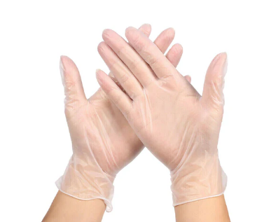 VINYL GLOVE CLEAR SMALL 100PCS