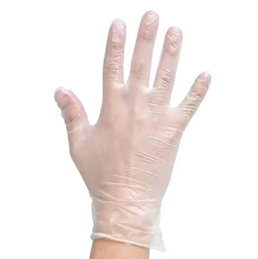 Medium Clear Vinyl Glove 100 PCS | Powder-Free
