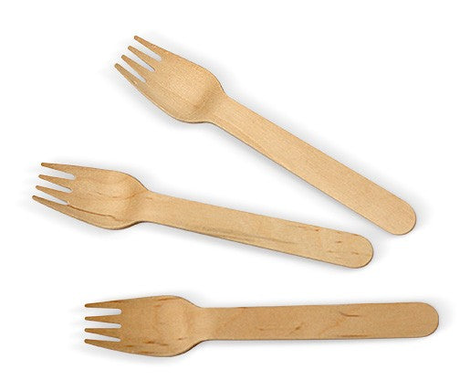 Wooden Fork 1000 PCS | Sustainable