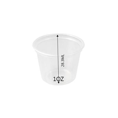 CONTAINER SAUCE 1OZ BASE 100PCS - JP Supplies