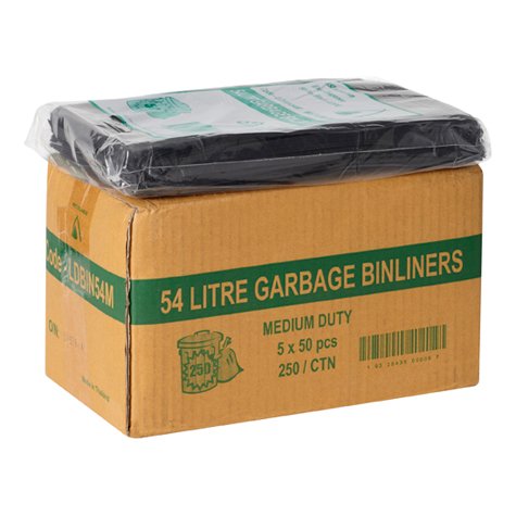 54L BLACK PREMIUM250PCS - JP Supplies