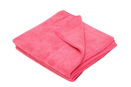 CLOTH MICROFIBRE RED 3PCS - JP Supplies