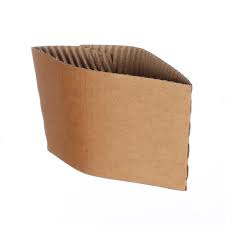 8oz Kraft Paper Cup Sleeves 1000PCS (PF KCS8) | Eco-Friendly